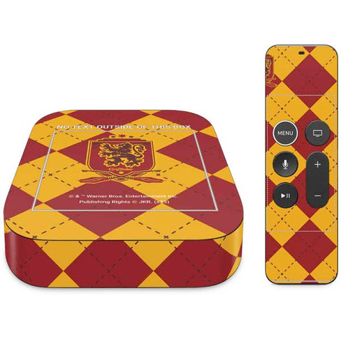 Wizarding Worlds Harry Potter Gryffindor Huse Crest Apple TV Skin